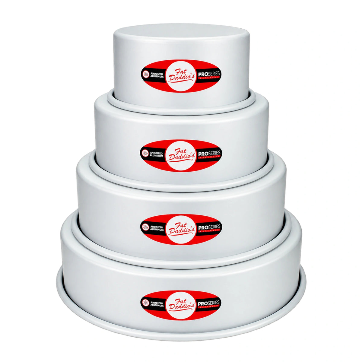 Round Deep Cake 3 Inch (4 Pack) - Fat Daddios