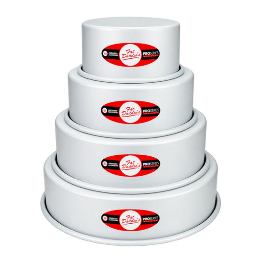 Round Deep Cake 3 Inch (4 Pack) - Fat Daddios