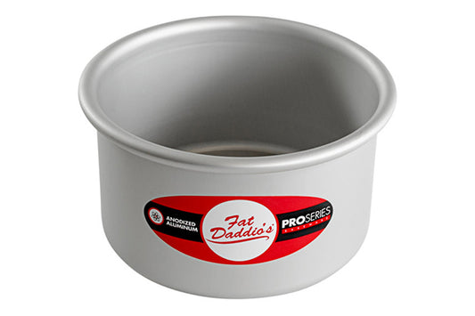 5 Inch Round x 3 Inch Deep Cake Pan Solid Bottom - Fat Daddios