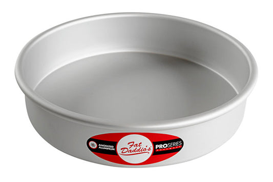 9 Inch Round x 2 Inch Deep Cake Pan Solid Bottom - Fat Daddios