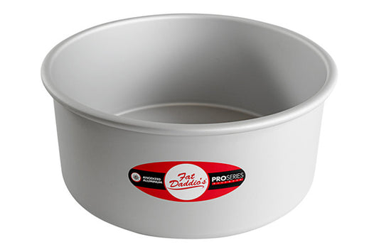 9 Inch Round x 4 Inch Deep Cake Pan Solid Bottom - Fat Daddios