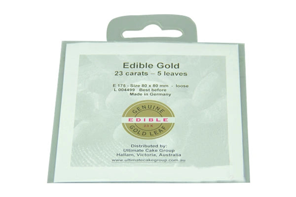 Gold Loose Premium Edible Leaf (5 Pack) - Iconic Cake Art