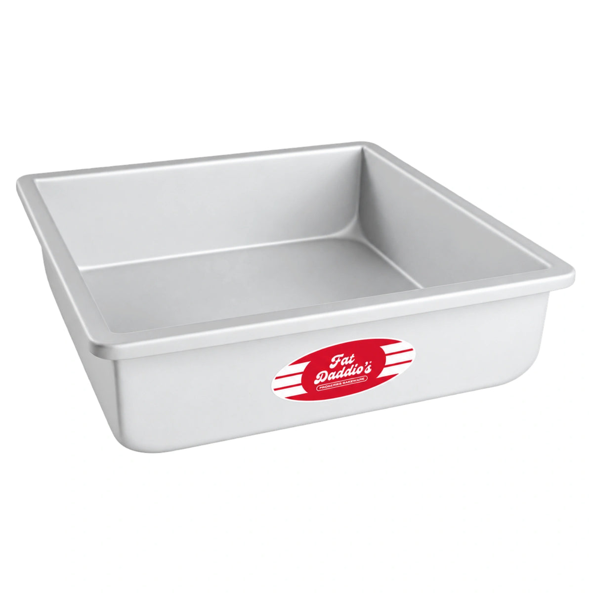 Square 3 Inch Deep Cake Pan Solid Bottom 10 Inch x 10 Inch - Fat Daddios