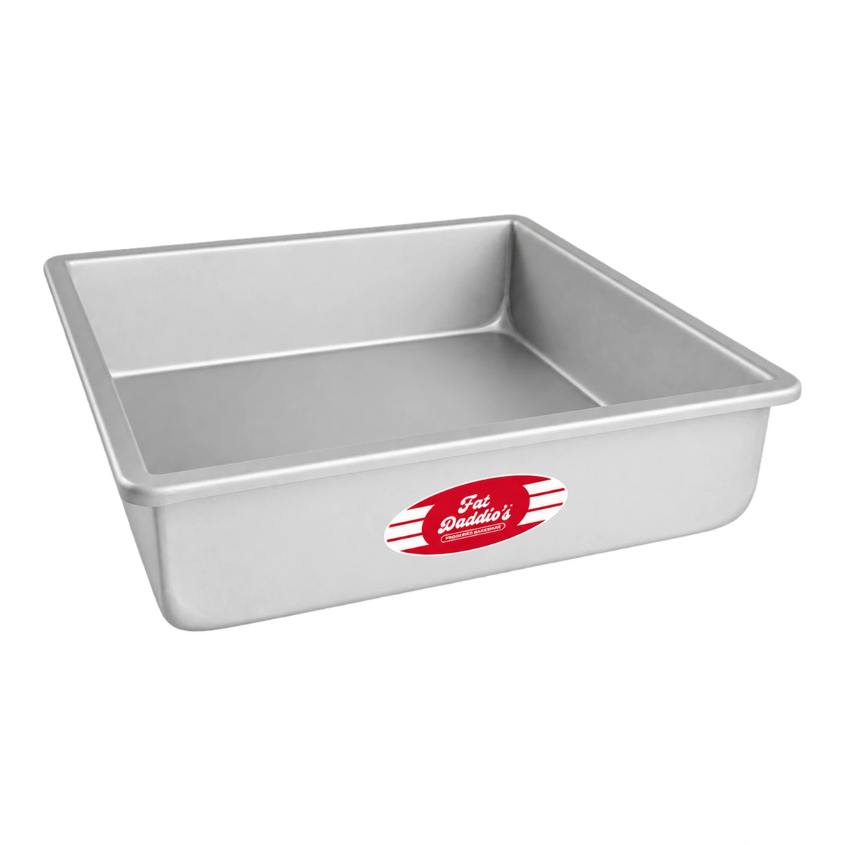 Square 3 Inch Deep Cake Pan Solid Bottom 12 Inch x 12 Inch - Fat Daddios