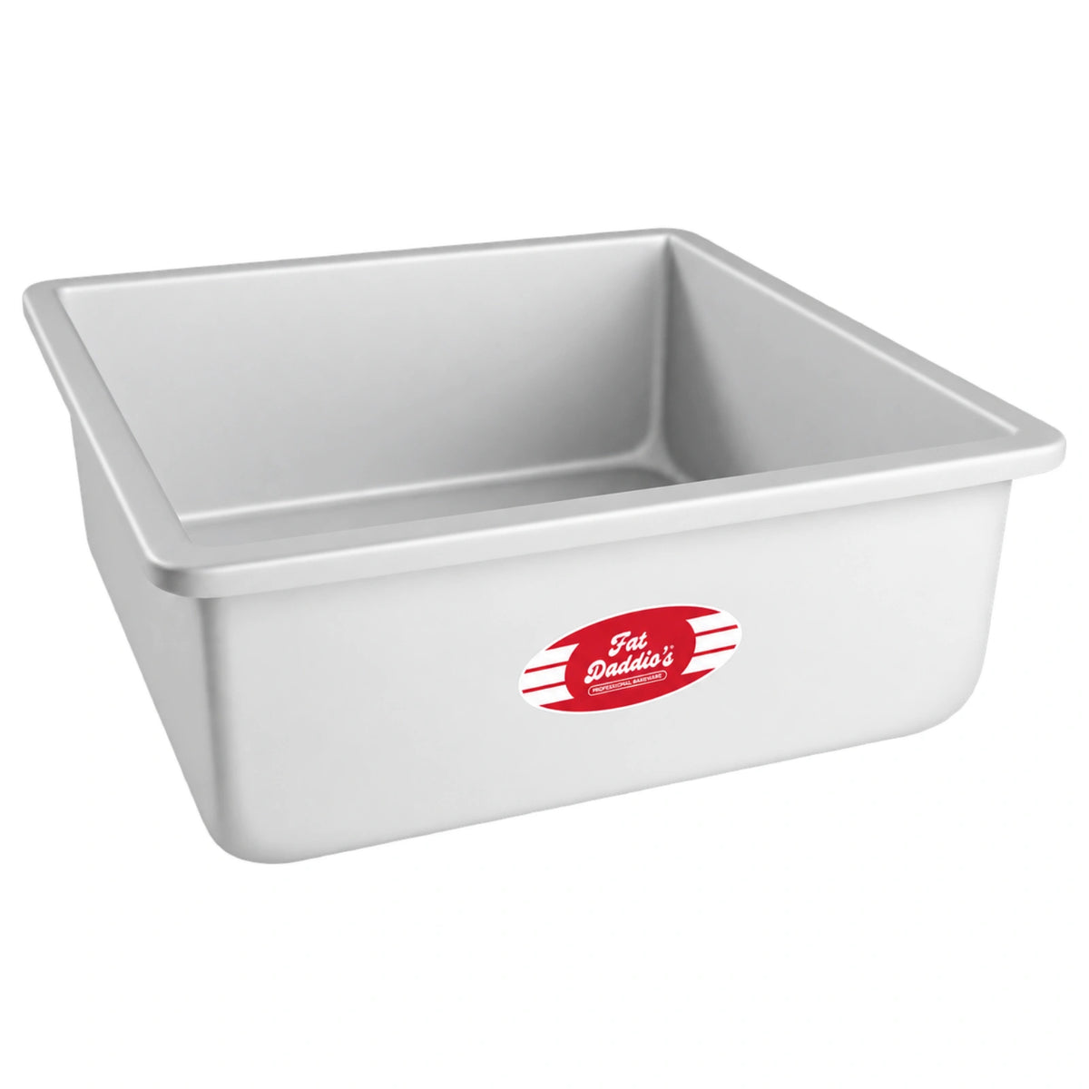 Square 4 Inch Deep Cake Pan Solid Bottom 12 Inch x 12 Inch - Fat Daddios