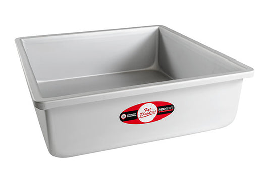 Square 4 Inch Deep Cake Pan Solid Bottom 12 Inch x 12 Inch - Fat Daddios