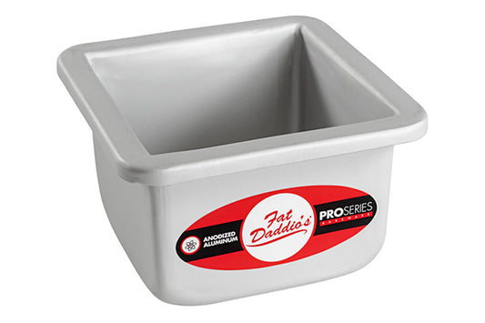 4 Inch x 4 Inch Square x 3 Inch Deep Cake Pan Solid Bottom - Fat Daddios