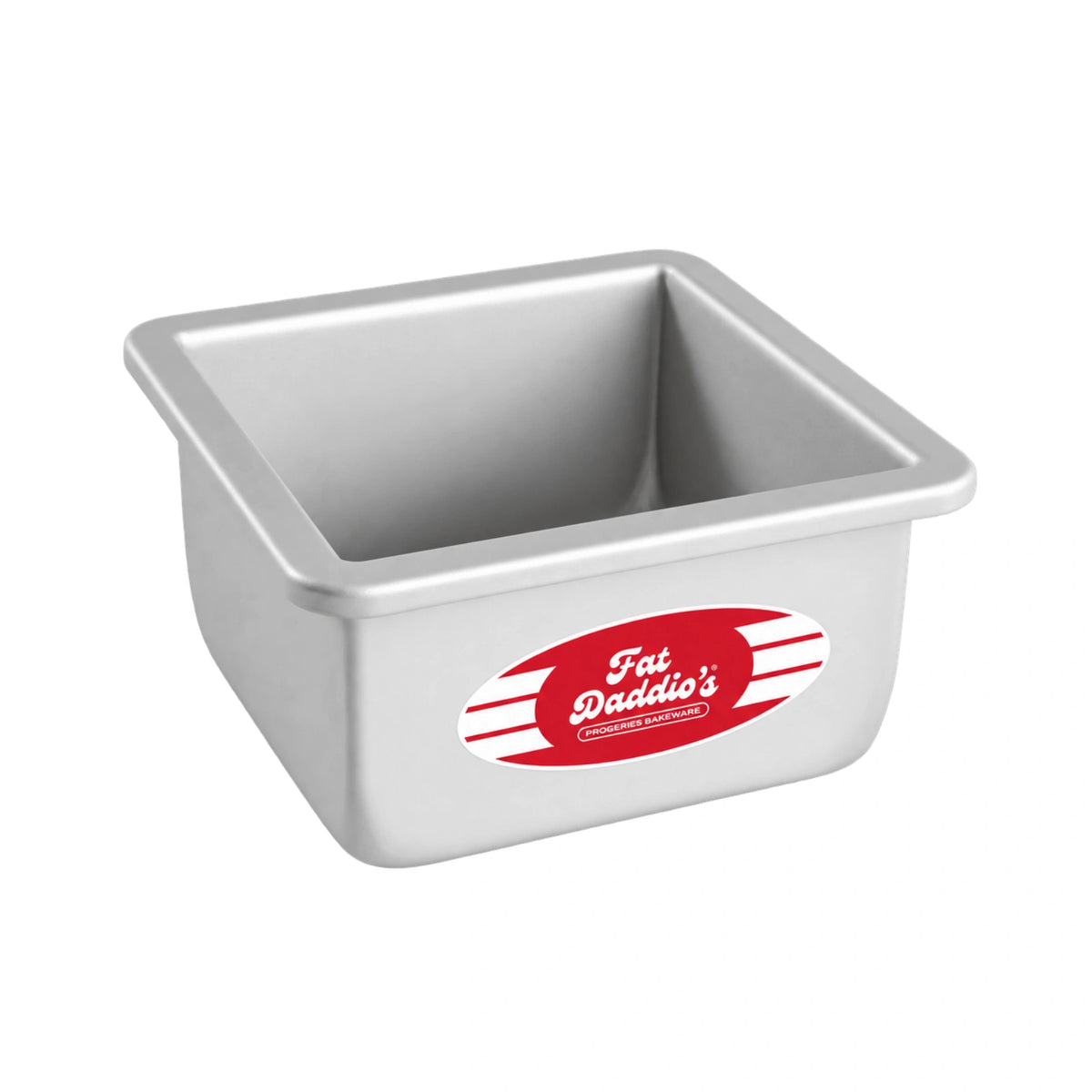5 Inch x 5 Inch Square x 3 Inch Deep Cake Pan Solid Bottom - Fat Daddios