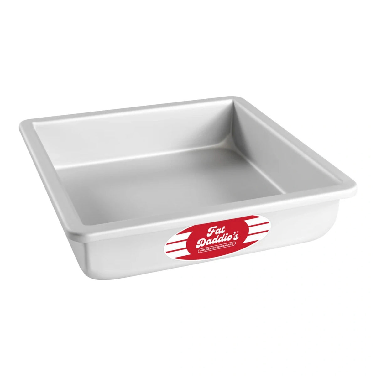 Square 2 Inch Deep Cake Pan Solid Bottom 8 Inch x 8 Inch - Fat Daddios