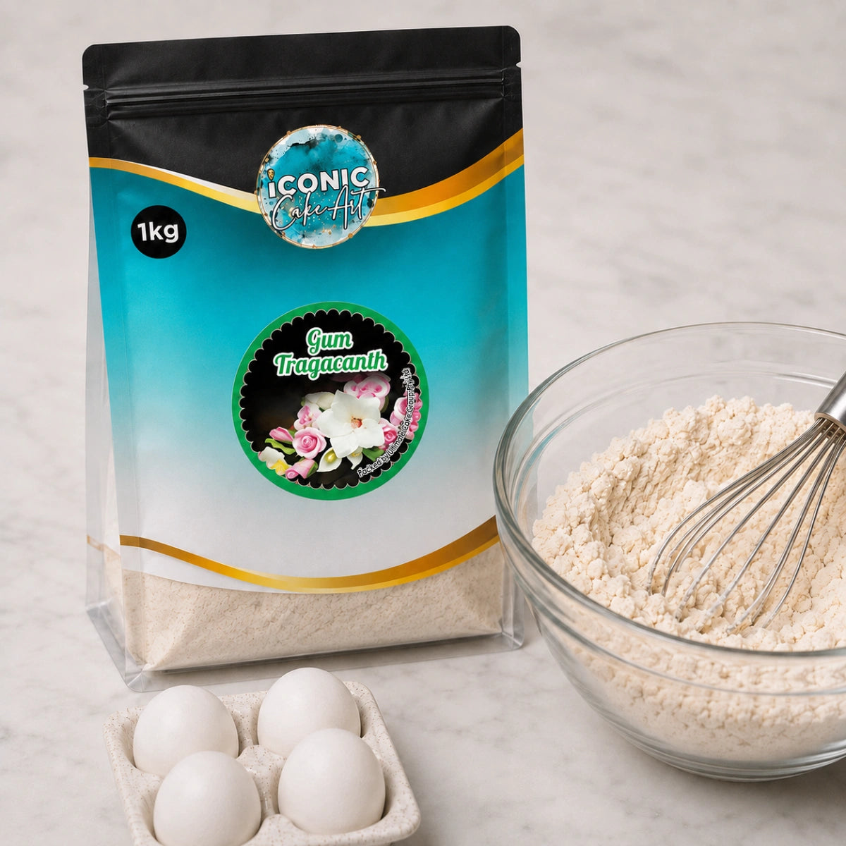 Gum Tragacanth 1kg - Iconic Cake Art