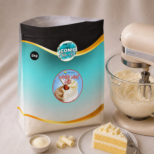 Chocolate White Mud Cake Mix 5kg - Iconic Cake Art