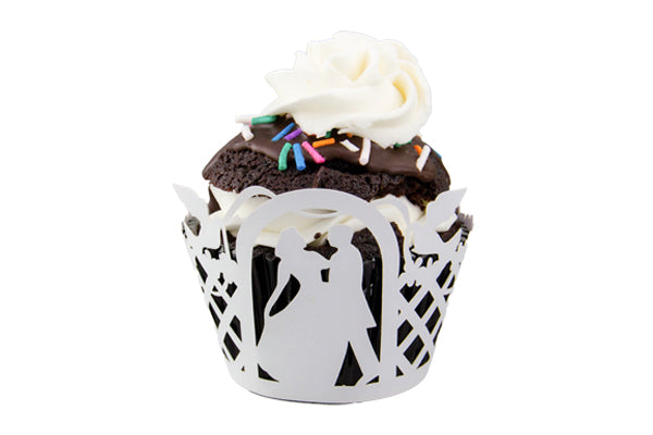 White Wedding Cake Wraps - Cake Decorating Tools - Pack of 12 - Iconic Cake Art