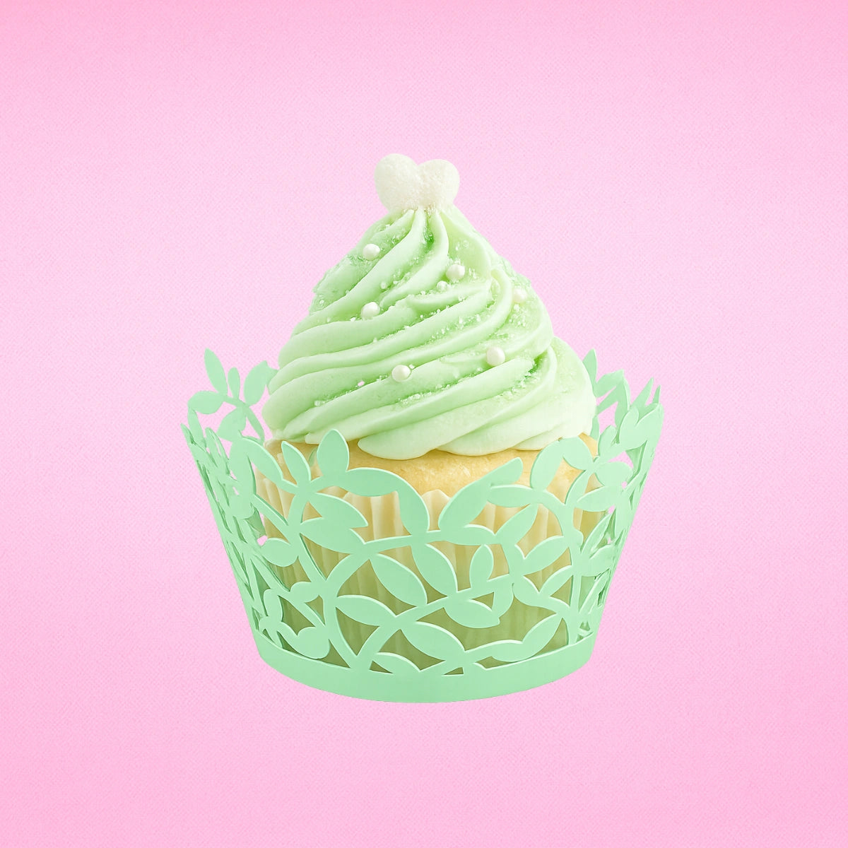 Green Leaves Cake Wraps - Cake Decorating Tools (12 Pack) - Iconic Cake Art