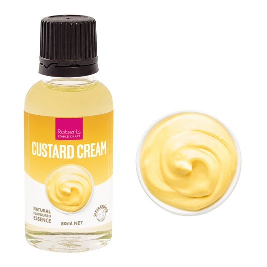 Cream Custard Natural Flavoured Essence 30ml - Roberts Edible Craft