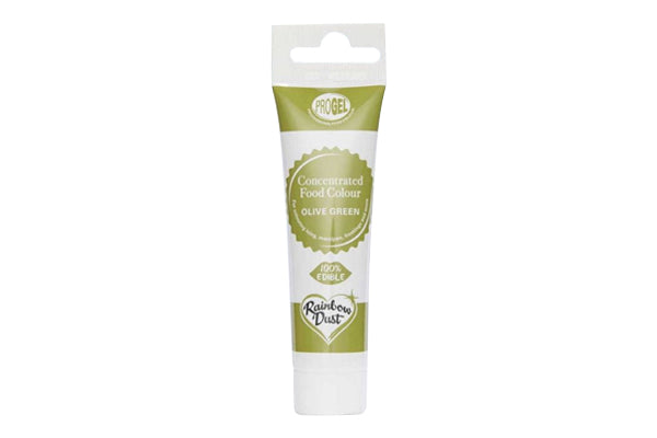 Progel Olive Green Colour - Food Rainbow Dust 25g