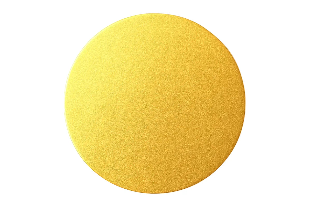 Round Gold Cardboard - Soft Cake Board - 7 Inch
