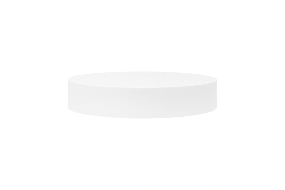 Round 8 x 1 High Polystyrene Cake Dummy - Iconic Cake Art