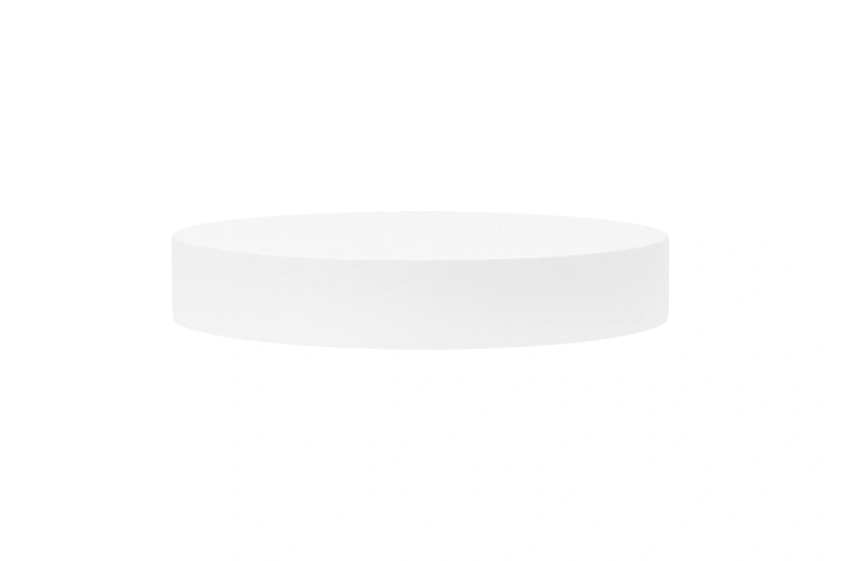 Round 9 x 1 High Polystyrene Cake Dummy - Iconic Cake Art