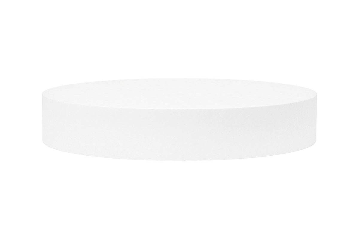 10 Inch x 1.5 Inch High Round Polystyrene Cake Dummy - Iconic Cake Art