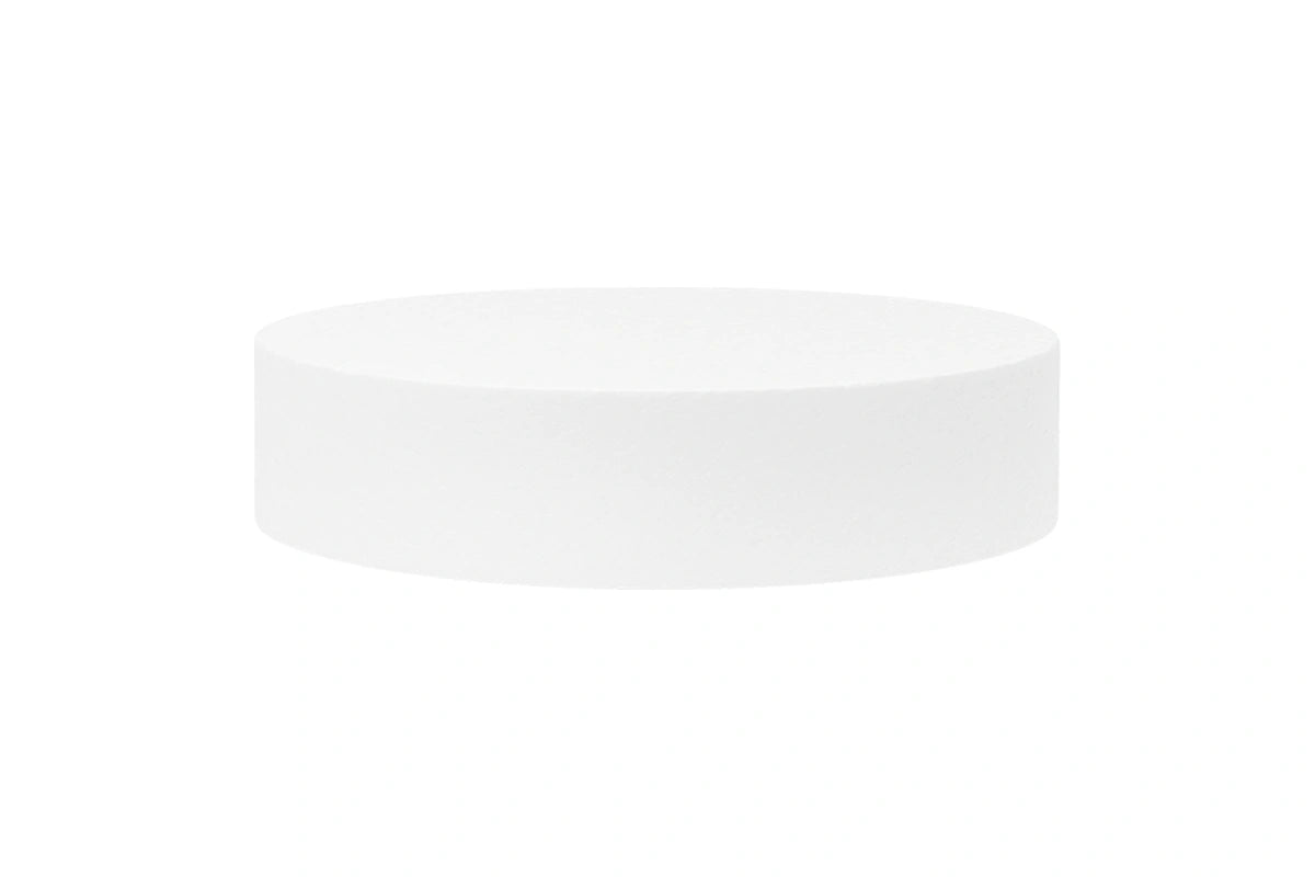 8 Inch x 1.5 Inch High Round Polystyrene Cake Dummy - Iconic Cake Art