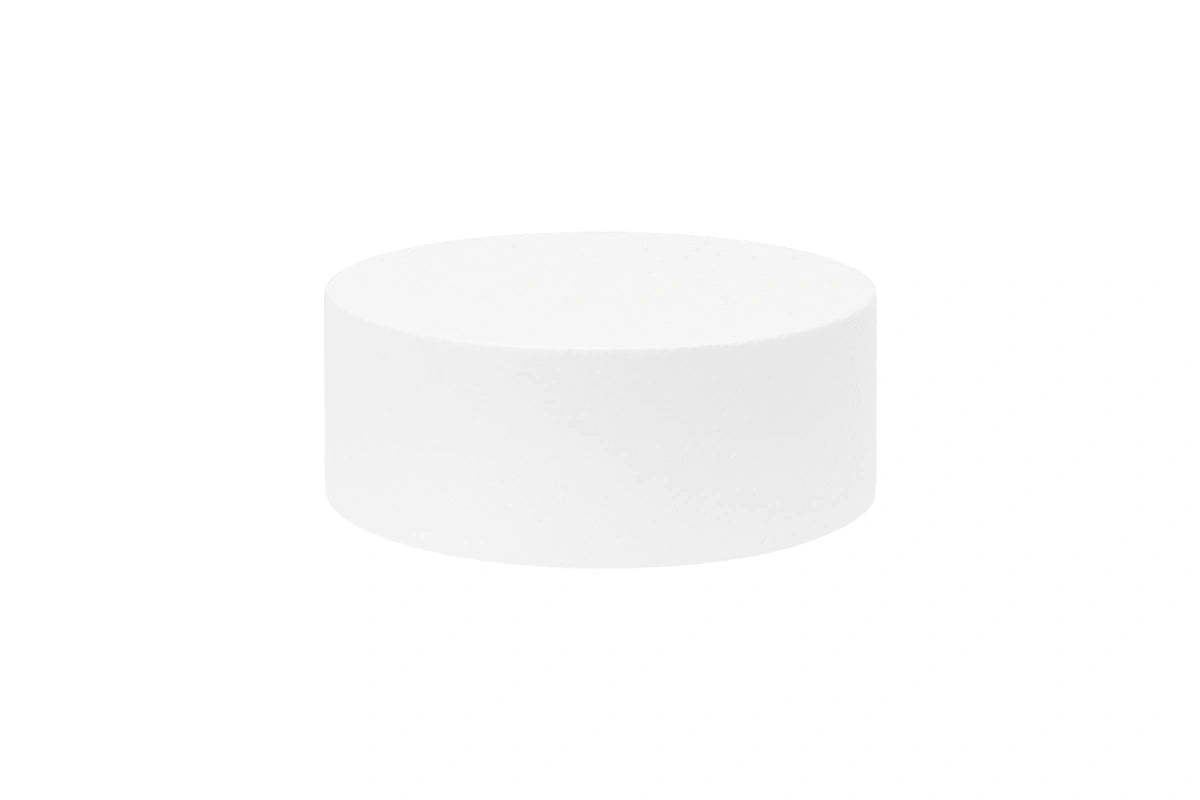Round 9 x 4 High Polystyrene Cake Dummy - Iconic Cake Art