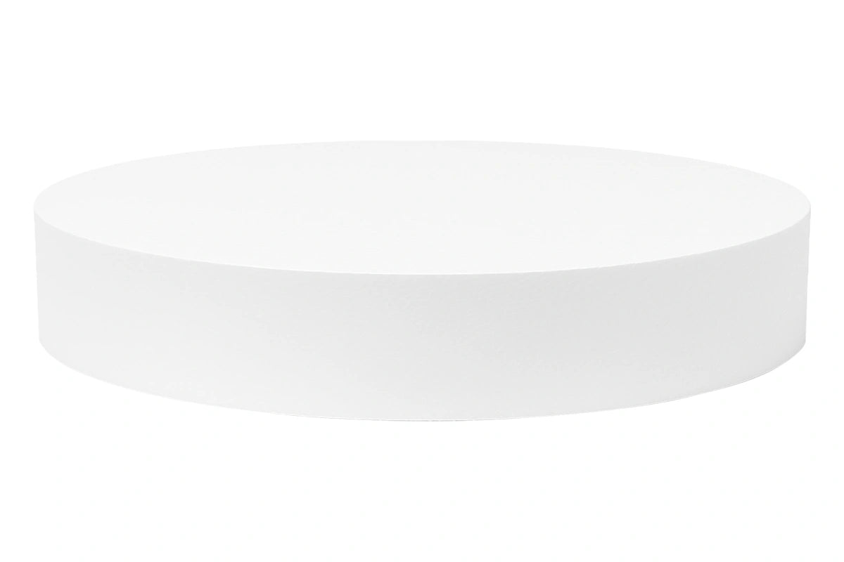 Round 18 x 5 High Polystyrene Cake Dummy - Iconic Cake Art