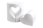 Foam Round Heart Cut Out 6 x 6 Inch - Iconic Cake Art