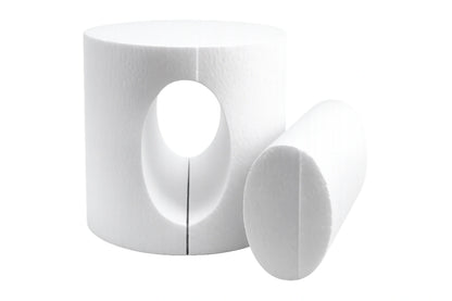 Foam Oval Cut Out Round 6 Inch x 6 Inch - Iconic Cake Art