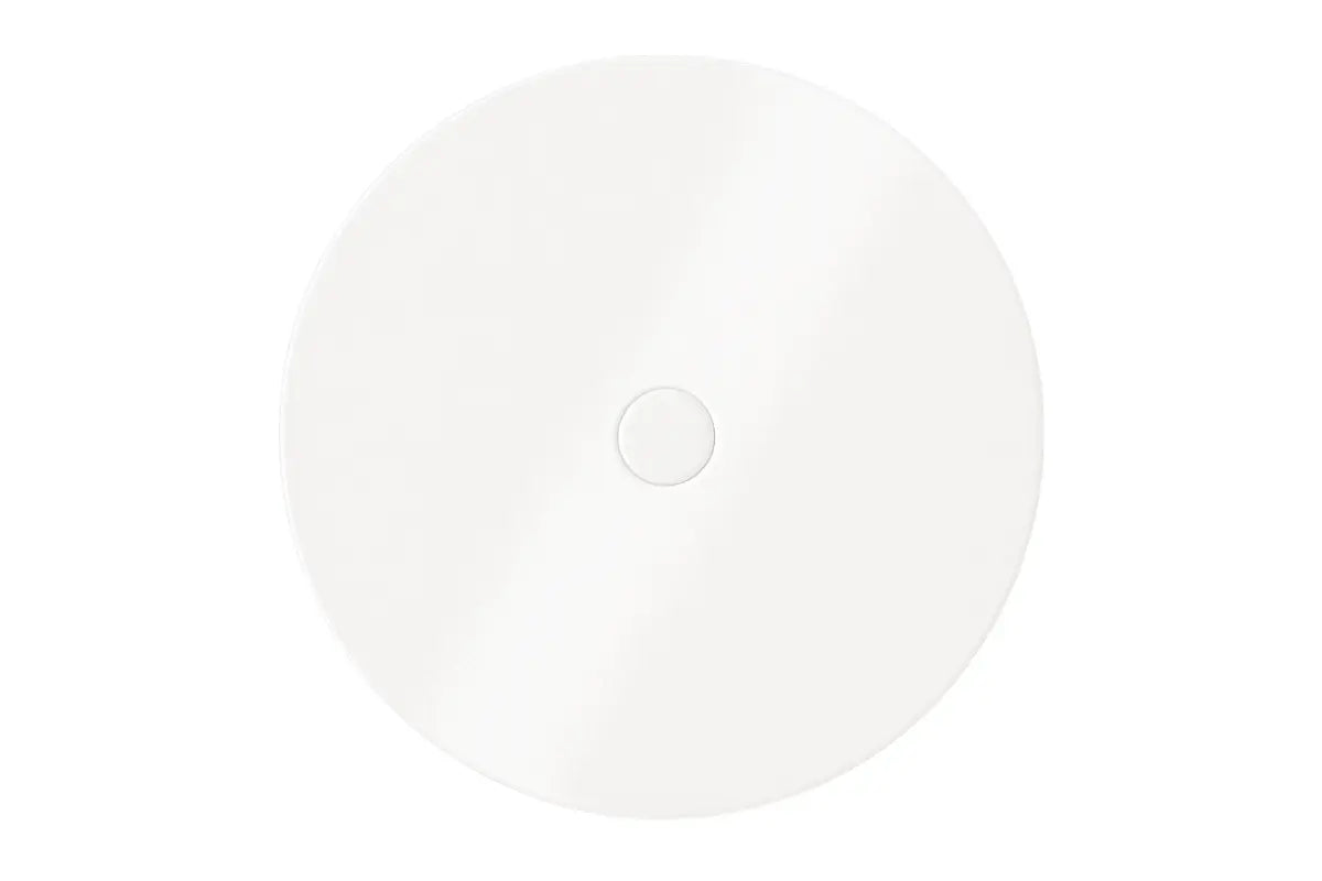 White 9 Inch Single Gloss Round Cake Board Circle 3mm with Hole 17mm - Iconic Cake Art