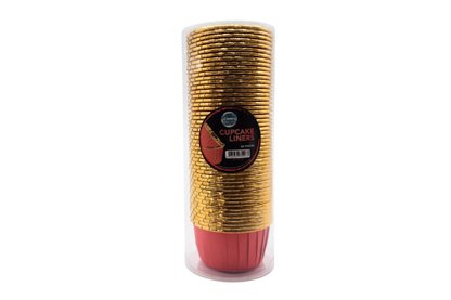 Red Cupcake Liners (50 Pack) - Iconic Cake Art