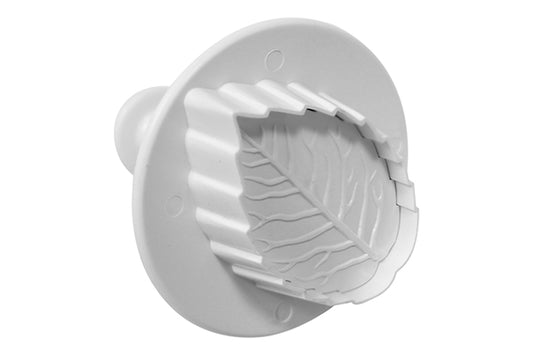 ( 1.6 Inch) Large Veined Rose Leaf Foliage Plunger Cutters 40mm - PME