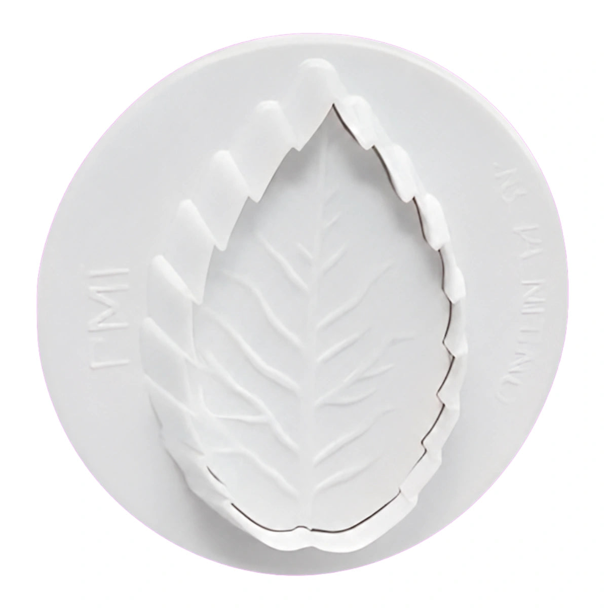 ( 1.6 Inch) Large Veined Rose Leaf Foliage Plunger Cutters 40mm - PME