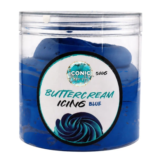 Blue Vanilla Ready to Use Buttercream 500g - Iconic Cake Art