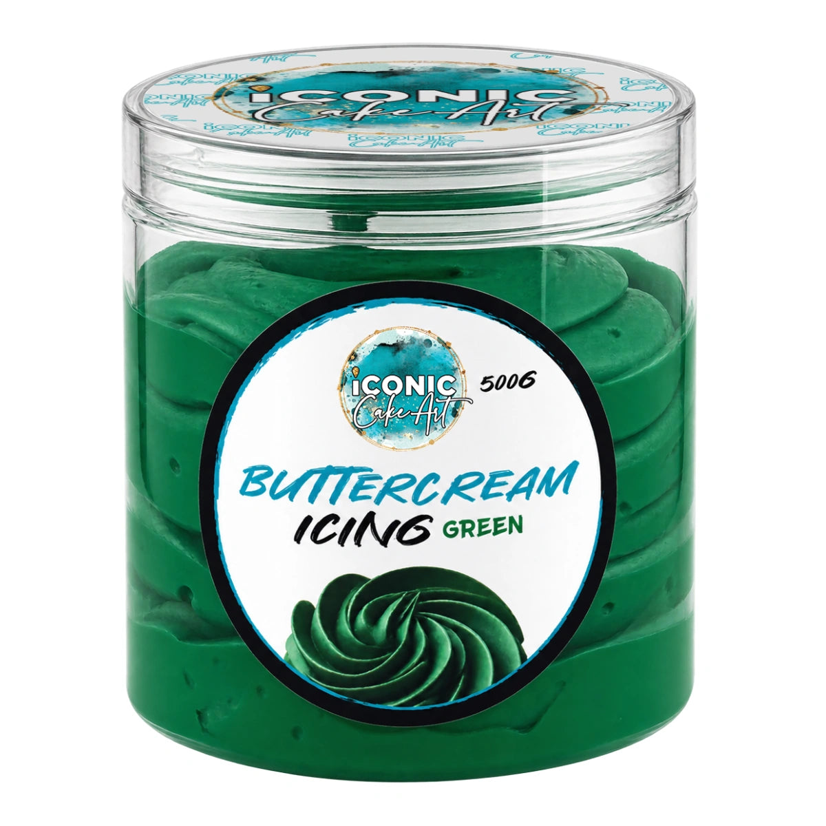 Green Vanilla Ready to Use Buttercream 500g - Iconic Cake Art
