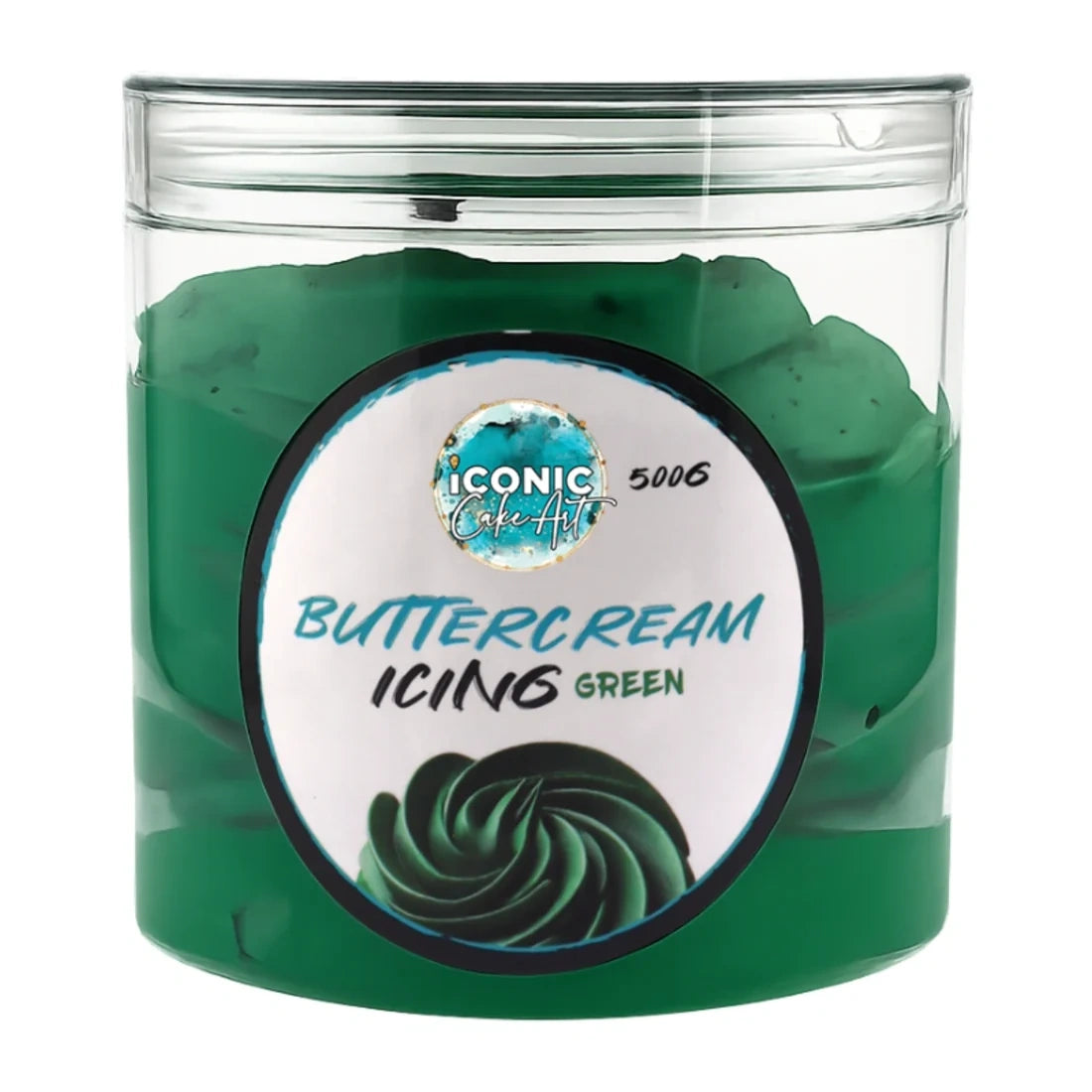 Green Vanilla Ready to Use Buttercream 500g - Iconic Cake Art