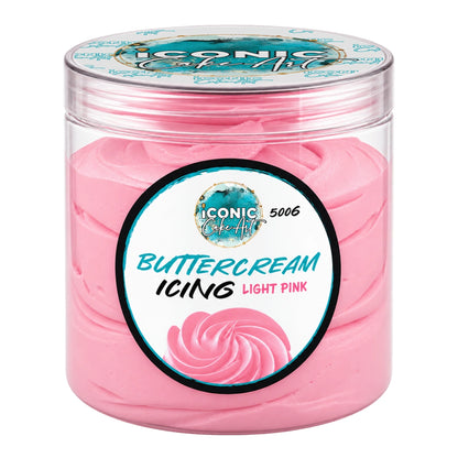 Pink Vanilla Light Ready to Use Buttercream 500g - Iconic Cake Art
