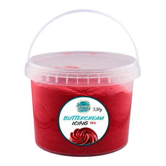 Red Vanilla Ready to Use Buttercream 3.5kg - Iconic Cake Art