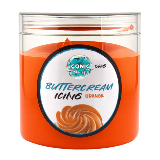 Orange Vanilla Ready to Use Buttercream 500g - Iconic Cake Art