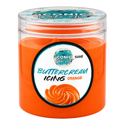 Orange Vanilla Ready to Use Buttercream 500g - Iconic Cake Art