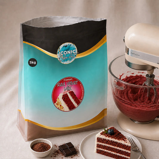 Red Velvet Cake Mix 5kg - Iconic Cake Art