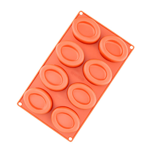 Oval Savarin 8 Cavity Silicone Chocolate Mould - Iconic Cake Art