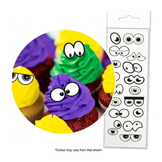 Mixed Eyes Wafer Toppers Packet Of16 - BSC