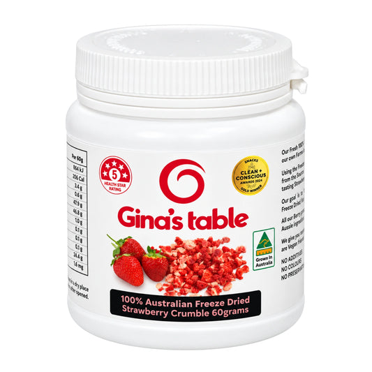 Strawberry Crumble 60g - Ginas Table