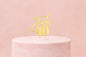 Gold Fab 40 Plated Cake Topper - Bake Group