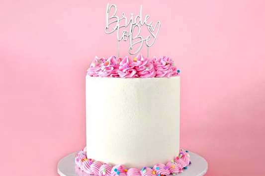 Silver Bride to Be Topper - BSC