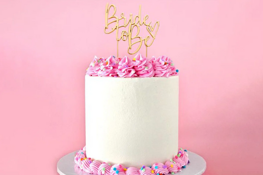 Gold Bride to Be Topper - BSC