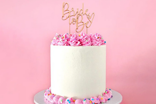 Rose Gold Bride to Be Topper - BSC