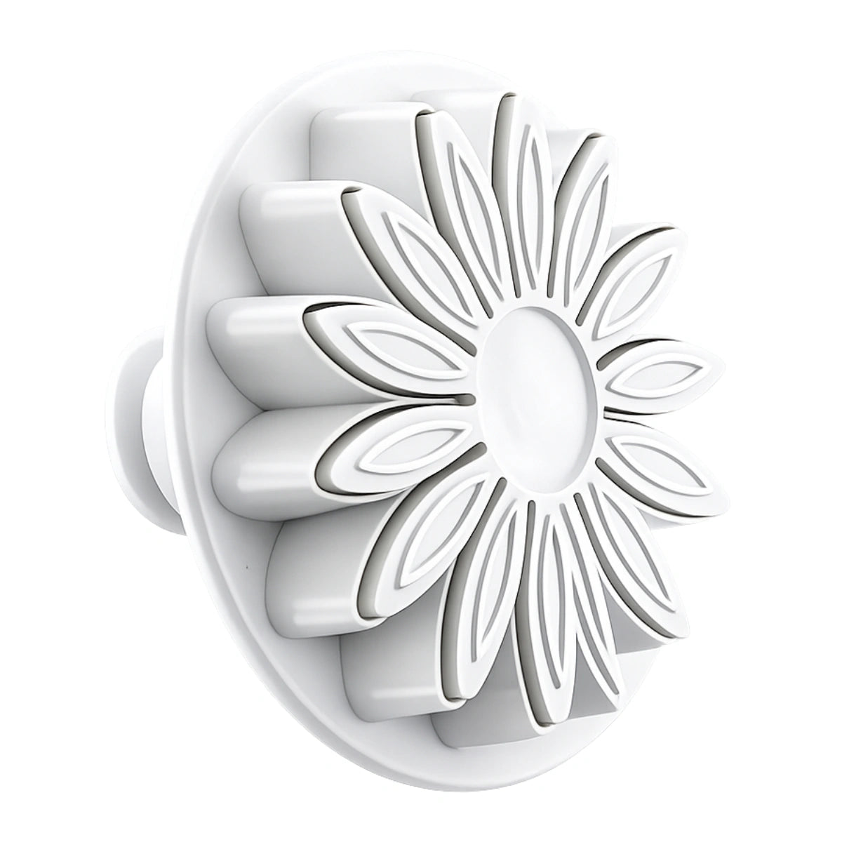 ( or 2.2 Inch) Medium Veined Sunflower Daisy Gerbera Floral Plunger Cutters 56mm - PME