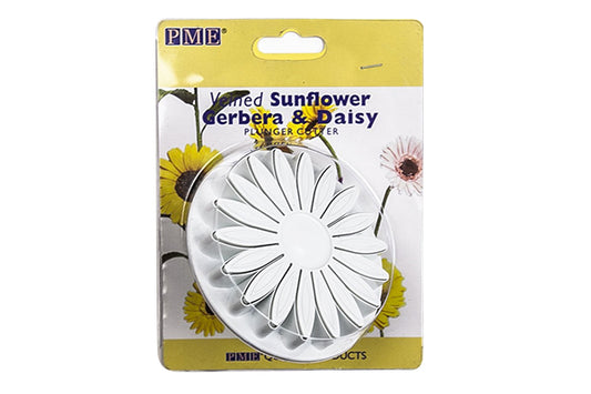 XXL Veined Sunflower Daisy Gerbera Floral Plunger Cutters 105mm - PME