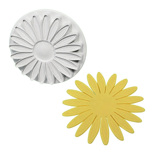XXL Veined Sunflower Daisy Gerbera Floral Plunger Cutters 105mm - PME